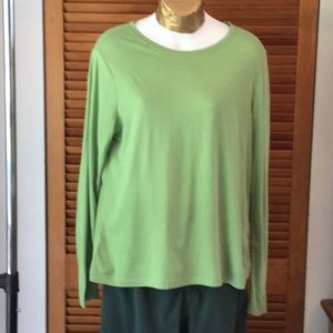 L.L. Bean Long Sleeved 100% Cotton T-shirt